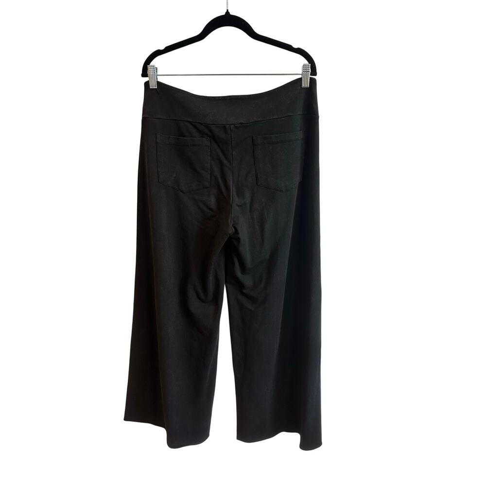 Chatoyant Wide Leg Stretchy Comfort Yoga Pants Sz 1X Black Great Cond!